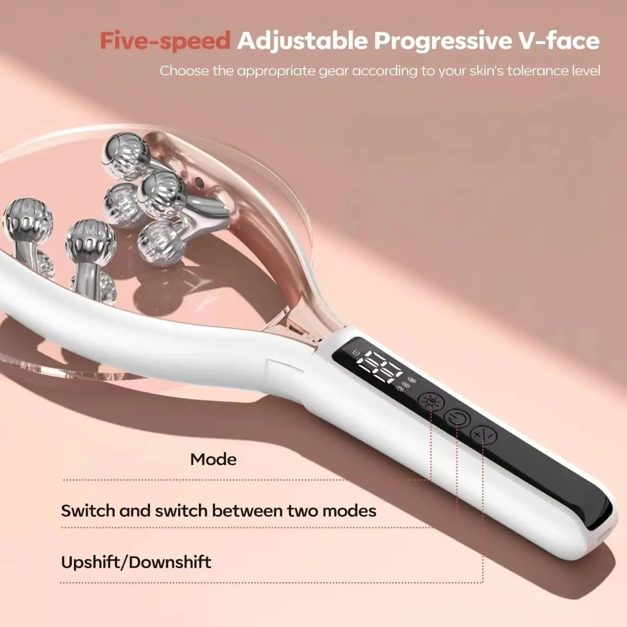 V Face EMS Face Lifting Roller Massager