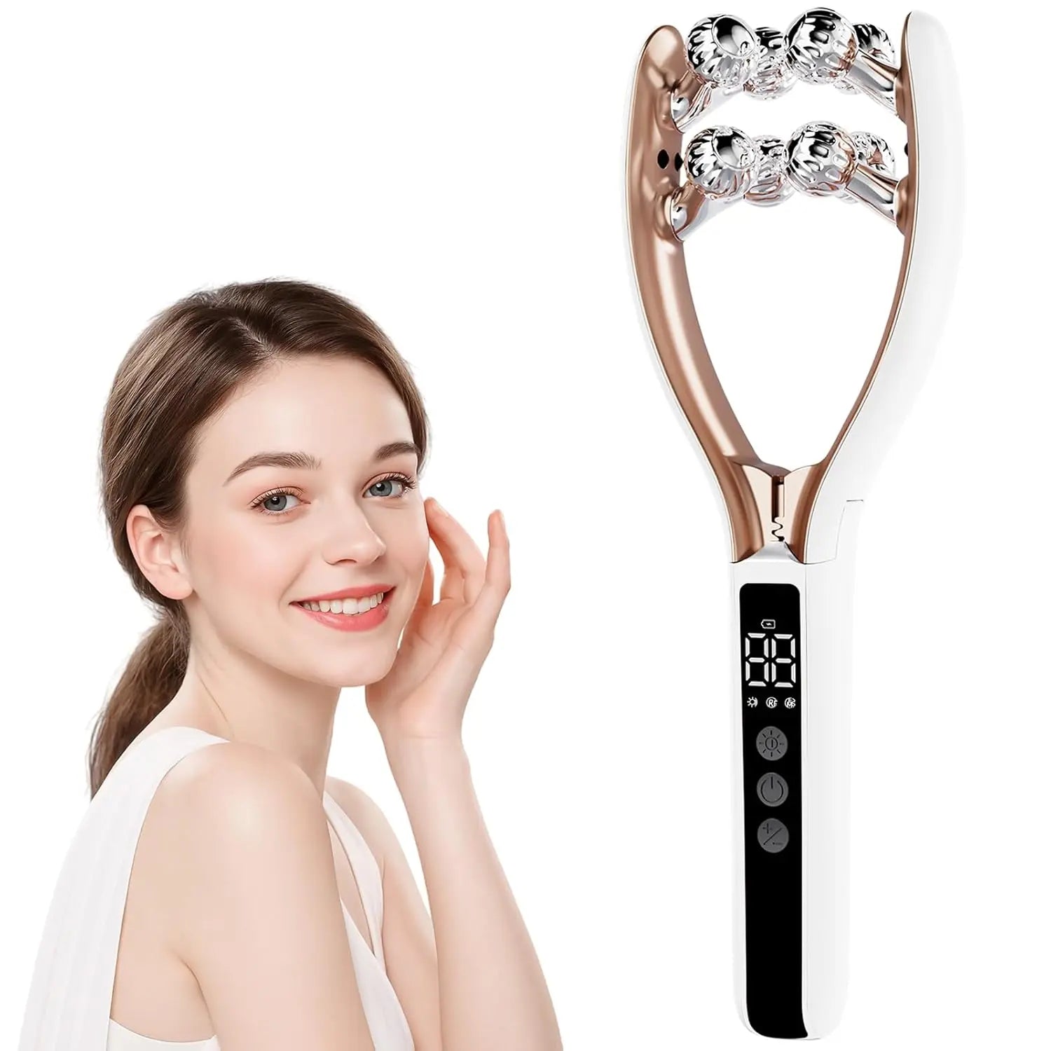 V Face EMS Face Lifting Roller Massager