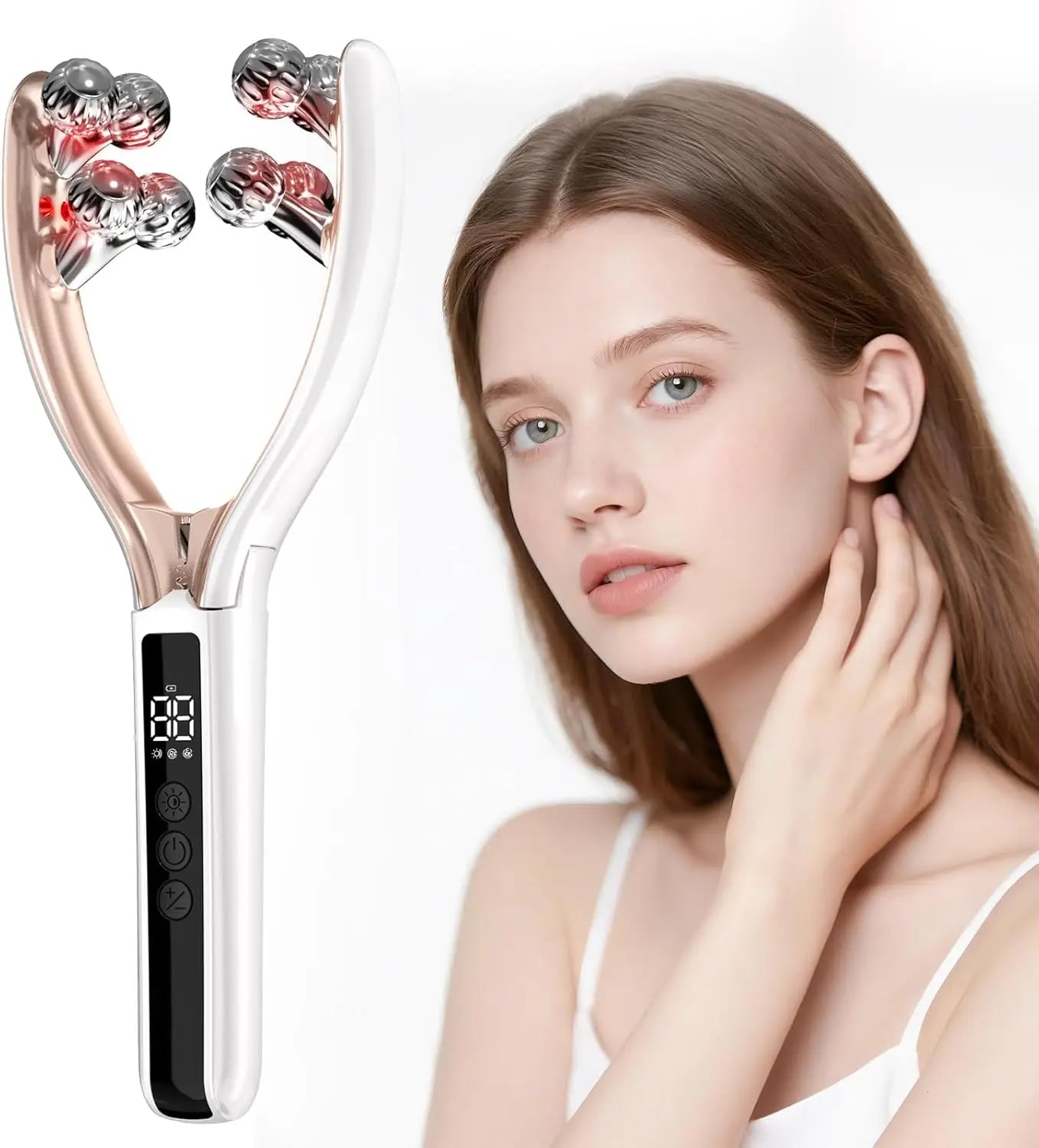 V Face EMS Face Lifting Roller Massager